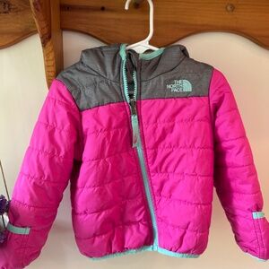 The North Face reversible kids winter jacket